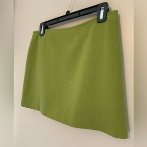 Benetton mini skirt in green size 42=Small